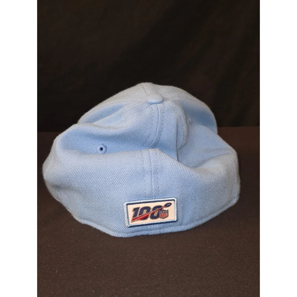 Tennessee Titans NFL New Era‎ 39Thirty Hat Cap L/XL Light Blue Stars
